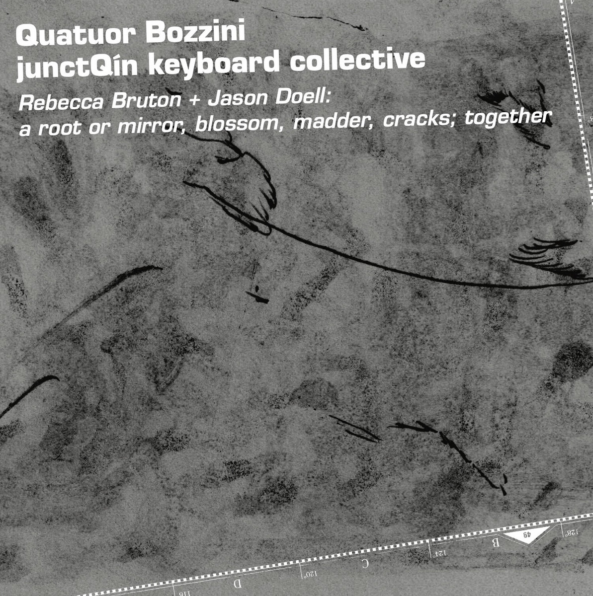 Bruton & Doell – a root or mirror, blossom, madder, cracks; together