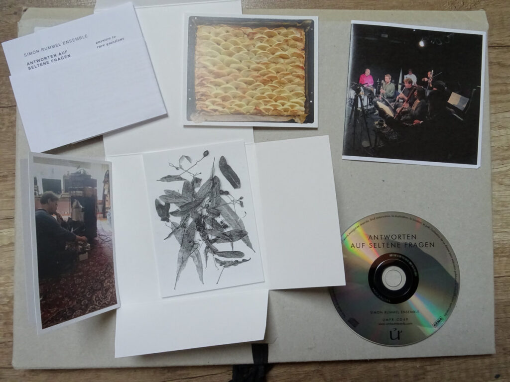 Das CD-Artwork von Rummels Antworten auf seltene Fragen